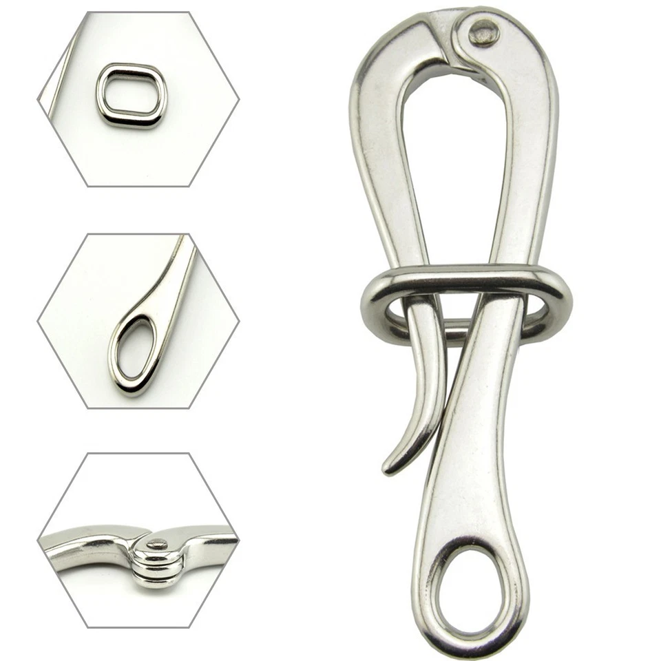 Teil Pelikanhaken Mit Glied Schnellspanner Schwerlast 147 Mm Ausrüstung - Bild 2 von 4