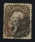 CKStamps: US Stamps Collection Scott#95 5c Jefferson Used Signed
