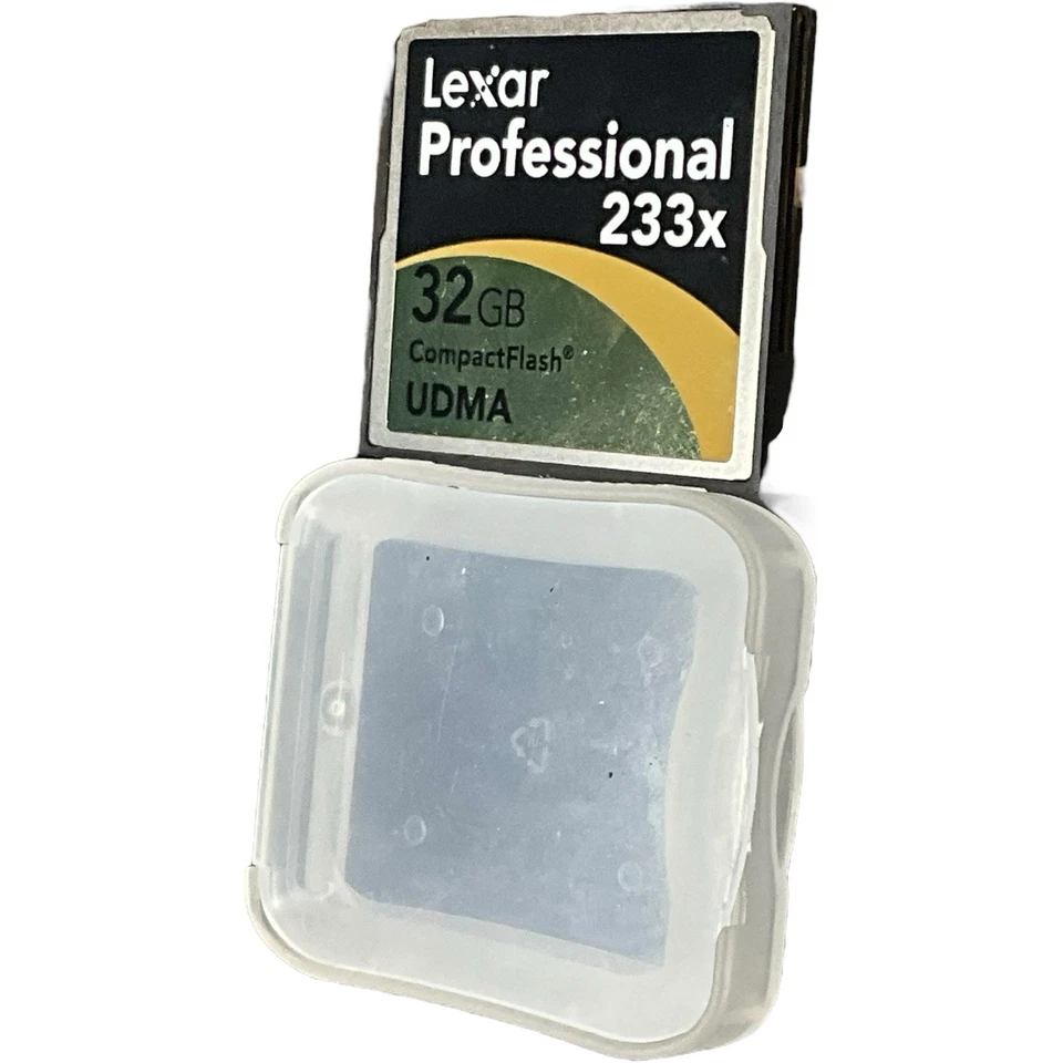 Lexar Professional 233x CompactFlash 32GB UDMA Memory Card with Case - Image 2 of 4