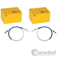2X Hella Handbremsseile Passend FüR CitroËN C8 Fiat Ulysse Lancia Phedra