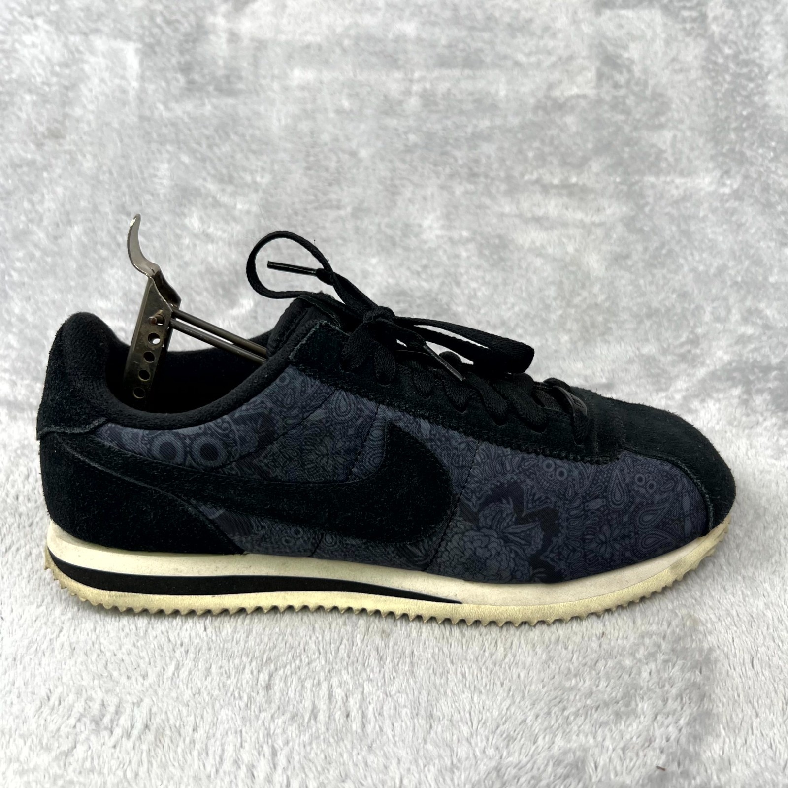 Nike Cortez Basic Premium QS Day of the Dead Mens Size 9.5 Running Shoes Black image 2