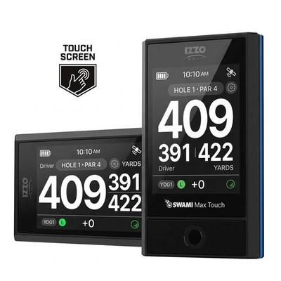 Izzo Golf Swami Max Touch GPS 3,2 Zoll Touchscreen Blau 38.000 Kurse Mag