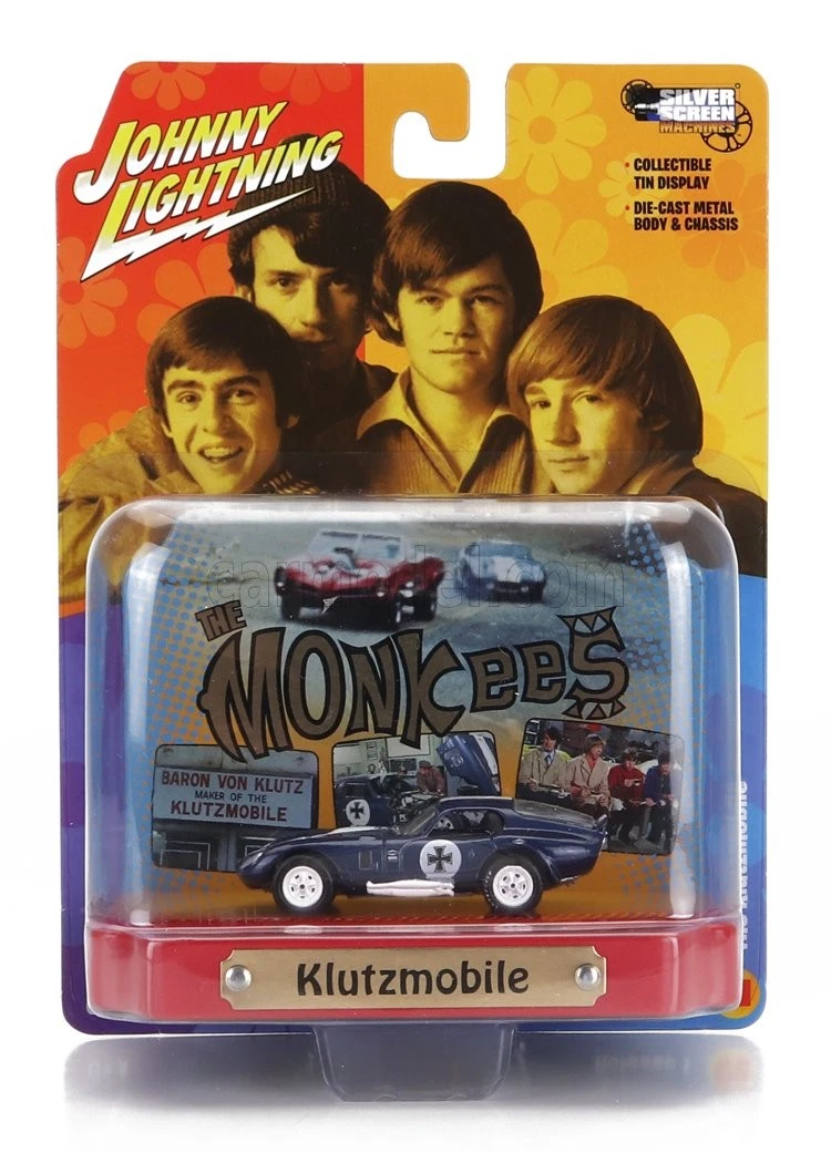 Johnny Lightning Munsters Johnny Lightning The Munsters Drag-U-LA - Modellino Auto 1:64, Edizione Esclusiva Hobby Modellino Schermo Argento