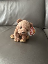 Ty Beanie Babies Pecan the Bear 1999 Plastic Protector, Retired