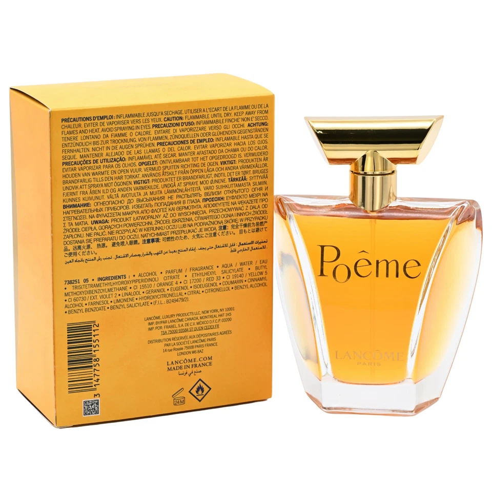 Perfume para mujer POEME by Lancome L'EDP 3,3 / 3,4 oz nuevo en caja Foto 4 de 4