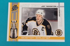 2003-04 Pacific Quest for the Cup #10 Joe Thornton Boston Bruins HOCKEY Card 2B