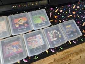 Sega Game Gear USA Region Recapped W/ 11 Games Wide View & Carry Case