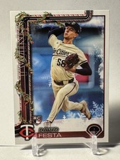 2025 TOPPS HOLIDAY DAVID FESTA #H78 RC TWINS