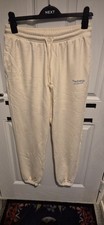 F&F Size S Small Cream Ivory Joggers Jogging Bottoms (126/260/v)
