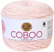 Lion Brand Coboo Yarn-Pale Pink - 3 Pack
