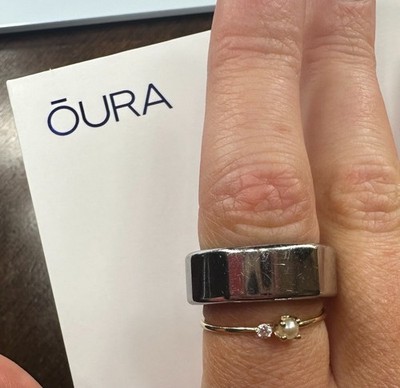 Oura Ring Heritage Generation 3 Activity Tracker  Silver Size 7 G2U