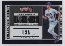 2019 Panini Elite Extra Edition Holo Prizm Chris McMahon #USA-CM