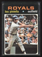 1971 Topps #35 Lou Piniella - VG/EX Set Break!