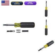 Klein Tools VDV001-081 Multi-Bit Punchdown Screwdriver Bayoneted-Style