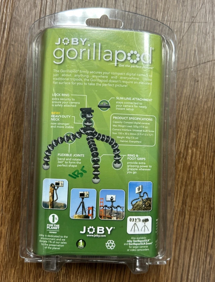 NEW Joby GorillaPod Original Camera Tripod Gorilla Pod Flexible Joints - Image 2 of 2