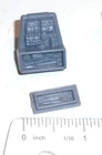 GI Joe Figure BLACK MAJOR CUSTOM Accessory ( 1984 Firefly )    Gray BackpacK