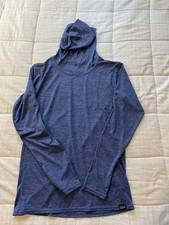 Patagonia Capilene Cool Daily Hoodie Women's XS Blue Moondance Lightweight Shirt