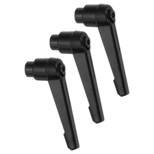 3Pcs Clamping Lever Handles, M5 Female Thread Knobs Handle, Black