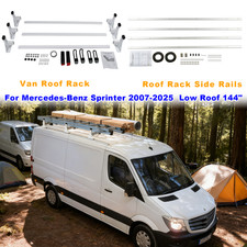 Cargo Van Roof Ladder Rackside Rail For Mercedes Sprinter 2007-on Low Roof 144