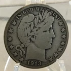 1913-S Barber Half Dollar, Good++