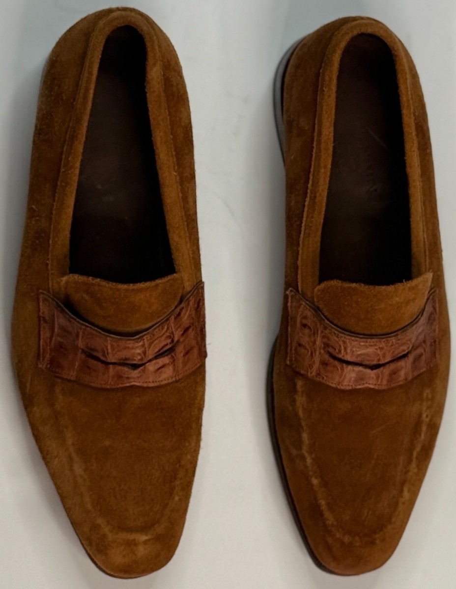 Meermin Mallorca Linea Maestro Men\'s Brown Suede‎ Loafers Size 7.5 UK - 8.5 US Meermin Mallorca Linea Maestro Men main image 3