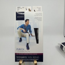 Sigvaris Wool And Nylon Dark Brown Knee Highs Size B