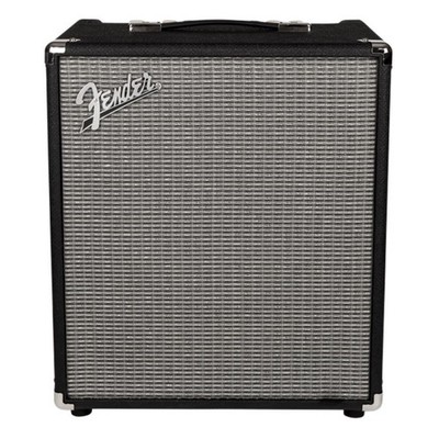 Fender Rumble 100 V3 120V Combo Amplifier for Black and Silver Bass Guitar