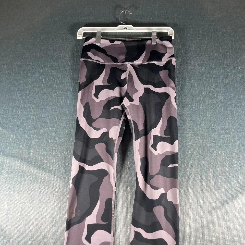 Leggings femininas Under Armour Heatgear Celliant tamanho P multi camuflagem puxar - Imagem 4 de 4
