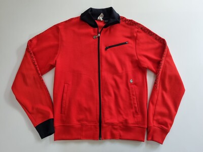 Volcom vintage retro zip up tracksuit top jacket large c2005