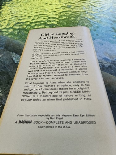 GREEN VANSIONS - W. H. Hudson, Vintage 1968 Magnum leicht lesbares Taschenbuch - Bild 4 von 6