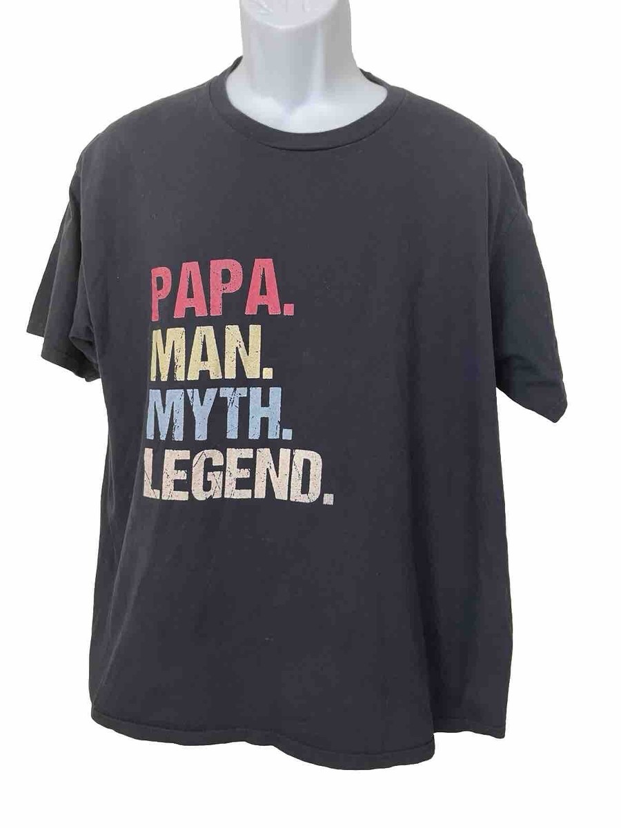 Mens Papa Man Myth Legend Shirt For Dad Father Mens Papa Man Myth Legend Shirt For Dad Father