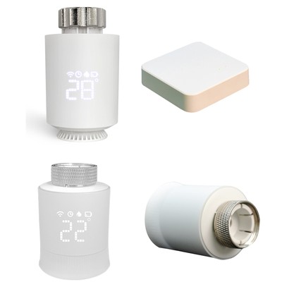 Zigbee Smart Thermostat TRV Radiator Valve Programmable for Alexa Google/Gateway