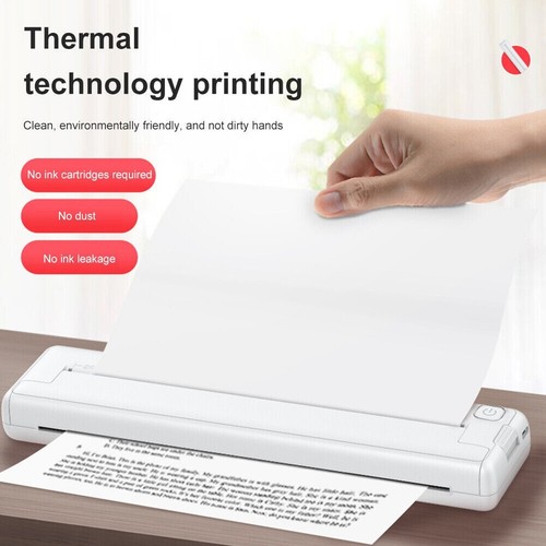 Portable Bluetooth A4 Thermal Printer or Paper – Select Printer or Paper - Picture 2 of 12