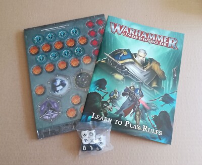 Warhammer Underworlds Two Player Starter Rulebook Tokens Dice Boards