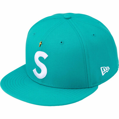 7 1/2 Supreme Gold Cross S Logo New Era