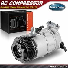 Ac Ac Compressor With Clutch For Chevrolet Camaro 2016-2024 Cadillac V6 3.6l