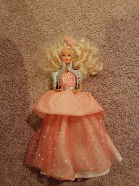 peach pretty barbie