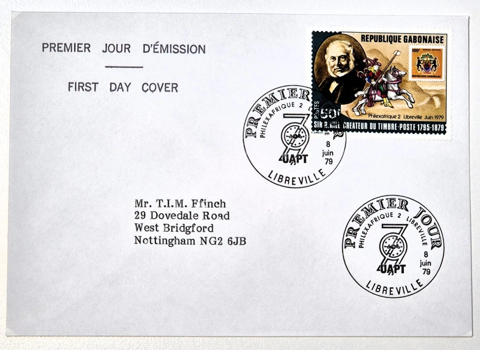 GAMBIA Official First Day Cover 1979 Commemorating Sir Rowland Hill - Image 2 of 3