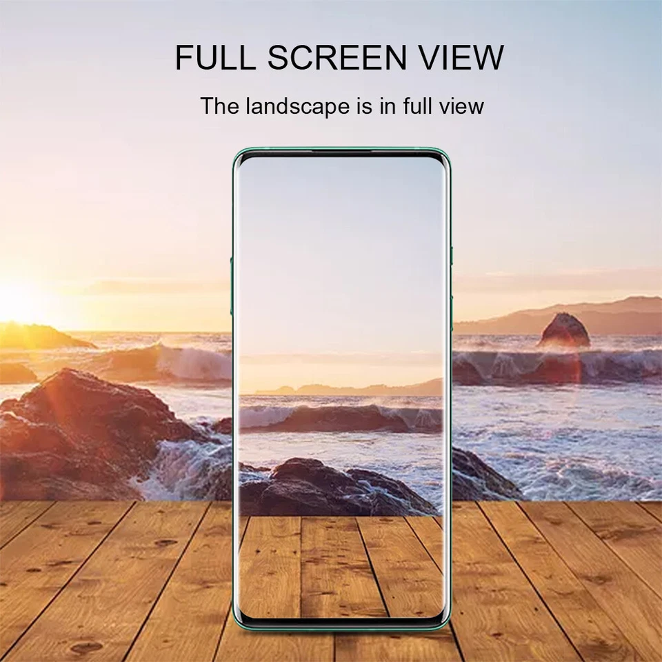 9H Full Coverage Tempered Glass Screen Protector For One Plus 8 Pro/One Plus 8 - Image 4 of 4