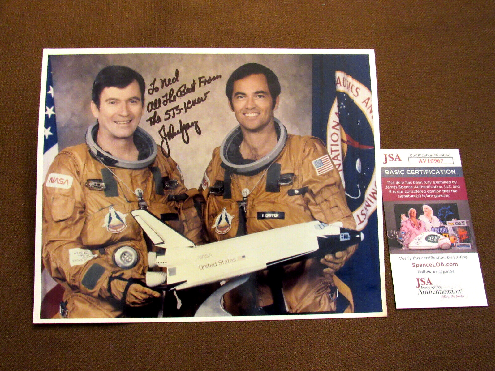 ASTRONAUT JOHN YOUNG SIGNED, image size:1600x1200