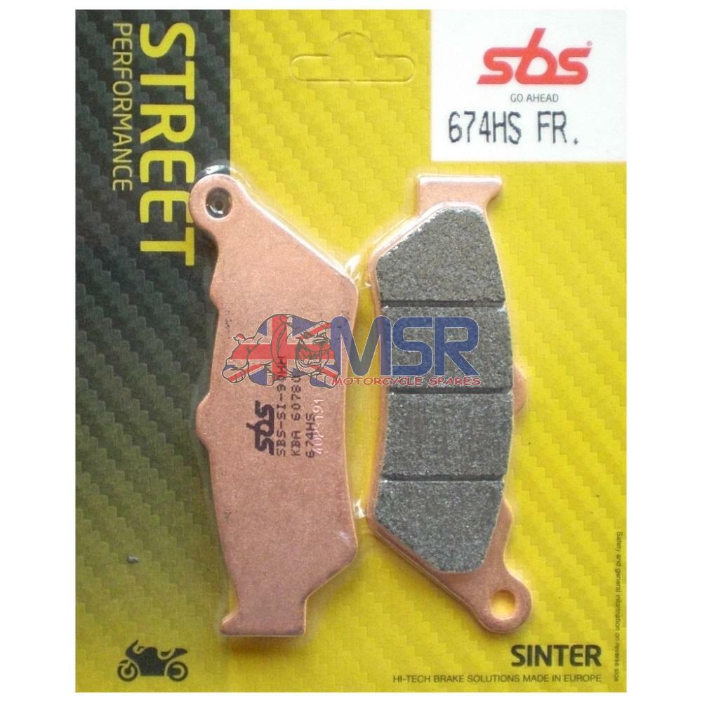 Yamaha XT660R Front Brake Pads SBS Sintered 674HS 2004-2014