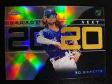 2020 Topps Chrome Bo Bichette Decades Next Blue Jays