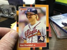 1988 Donruss Baseball's Best # 226 KEN OBERKFELL BRAVES