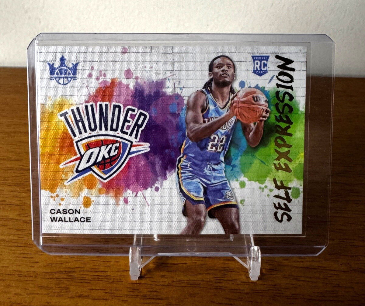 2023-24 Panini Court Kings Cason Wallace RC Self Expression OKC Thunder #21