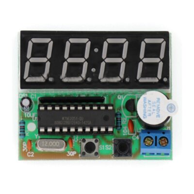 C51 4 Bit LED Digital Electronic Clock AT89C2051 C51 Production Suite DIY