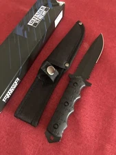 9" Defender-Xtreme Tactical Team Hunting Outdoor Knife Full Tang with Sheath