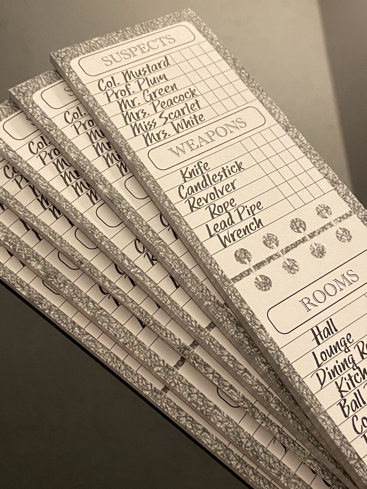 - New - Replacement Detective Note Pads - Clue Pads
