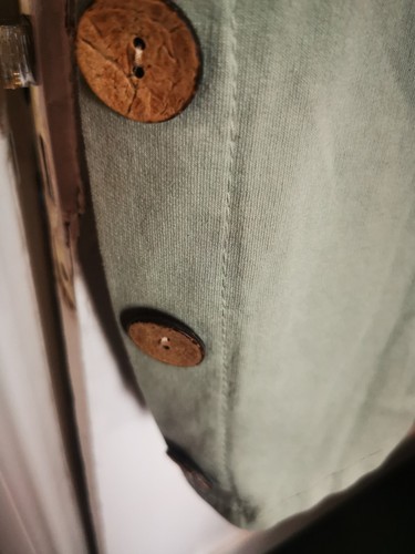 Cerulean by Black Diamond Ladies Dress Khaki Button Accents Green /Size 2XL - Picture 8 of 11