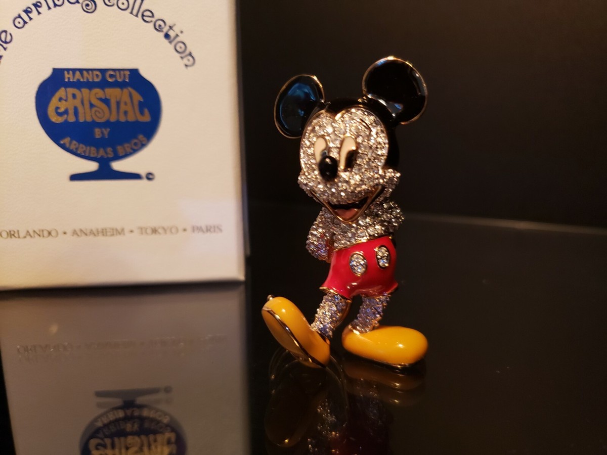The Arribas Collection - Handcut Cristal Jeweled Mickey Mouse