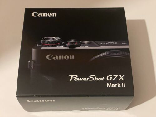 Canon PowerShot G7 X Mark II  Black New - Picture 1 of 1